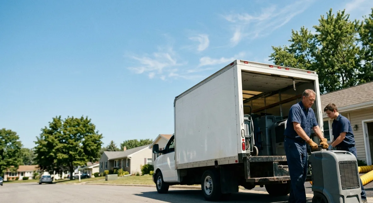 Water Damage Cleanup in Hammondsville, OH near me
